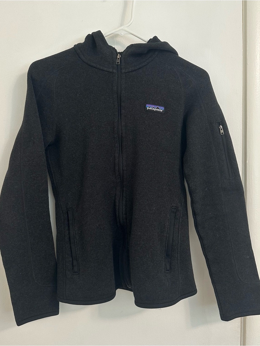 Patagonia Black Full-Zip Hooded Jacket